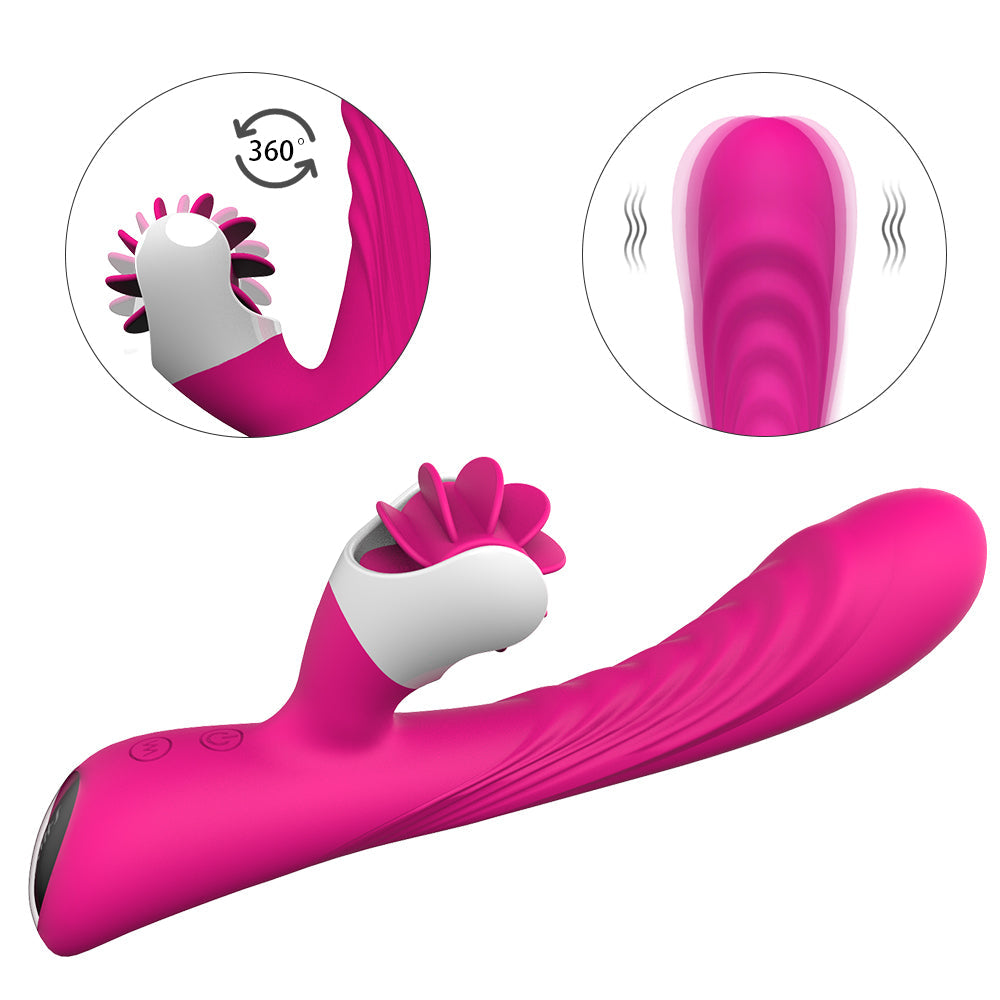 RHT Rotating Clitoral Stimulator & G-Spot Vibrator