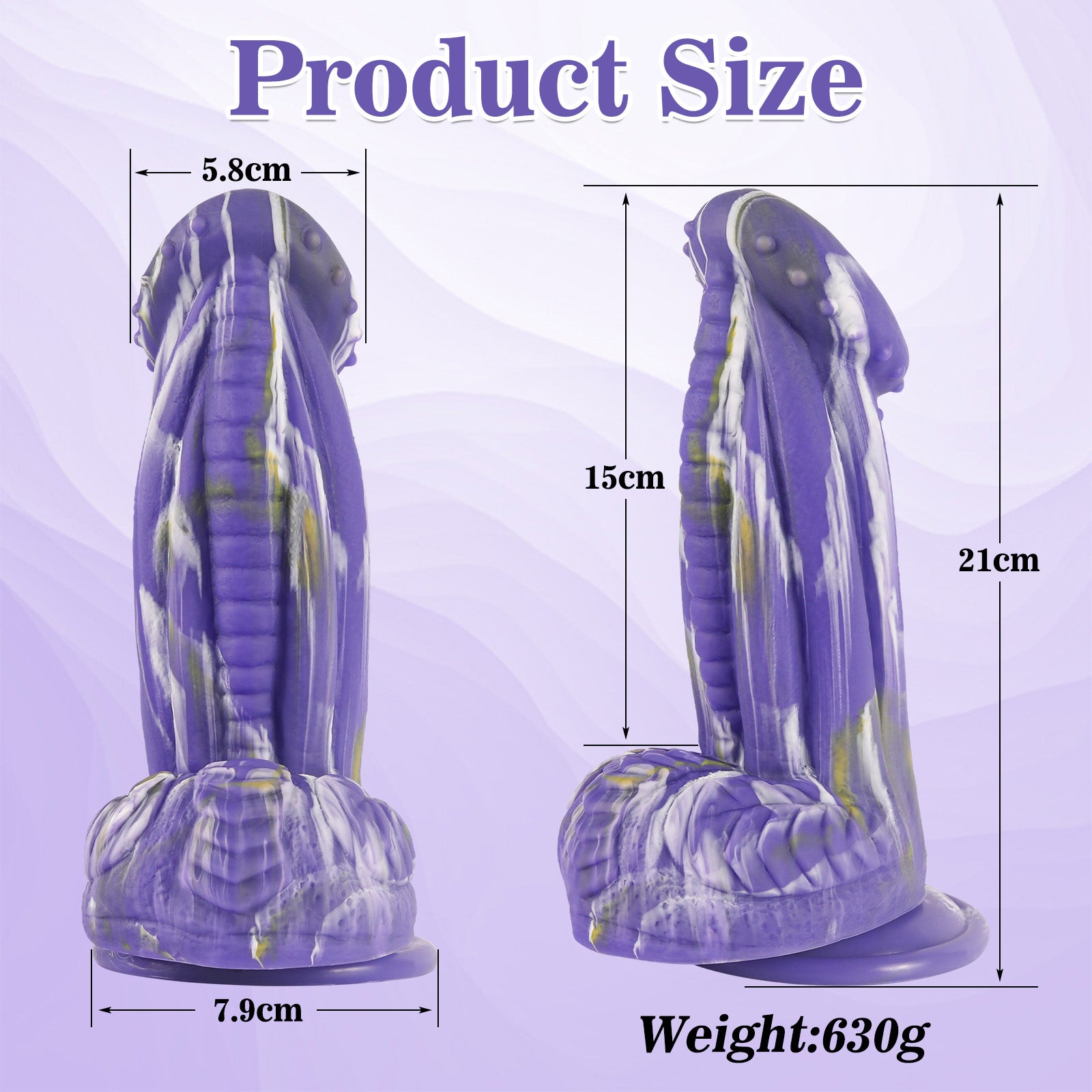 RHT Deluxe Monster Cock 7.5" Dildo #47