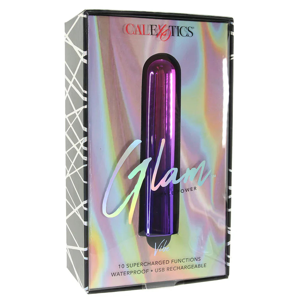 Glam Fierce Power Rechargeable Vibe in Purple - SexToysVancouver.Delivery