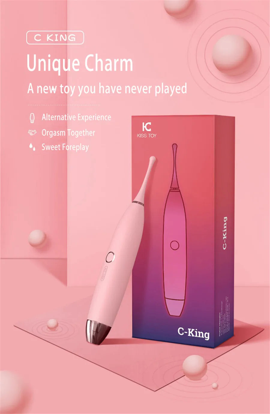 RHT C-King Clitoral Ballpoint Tip Vibrator