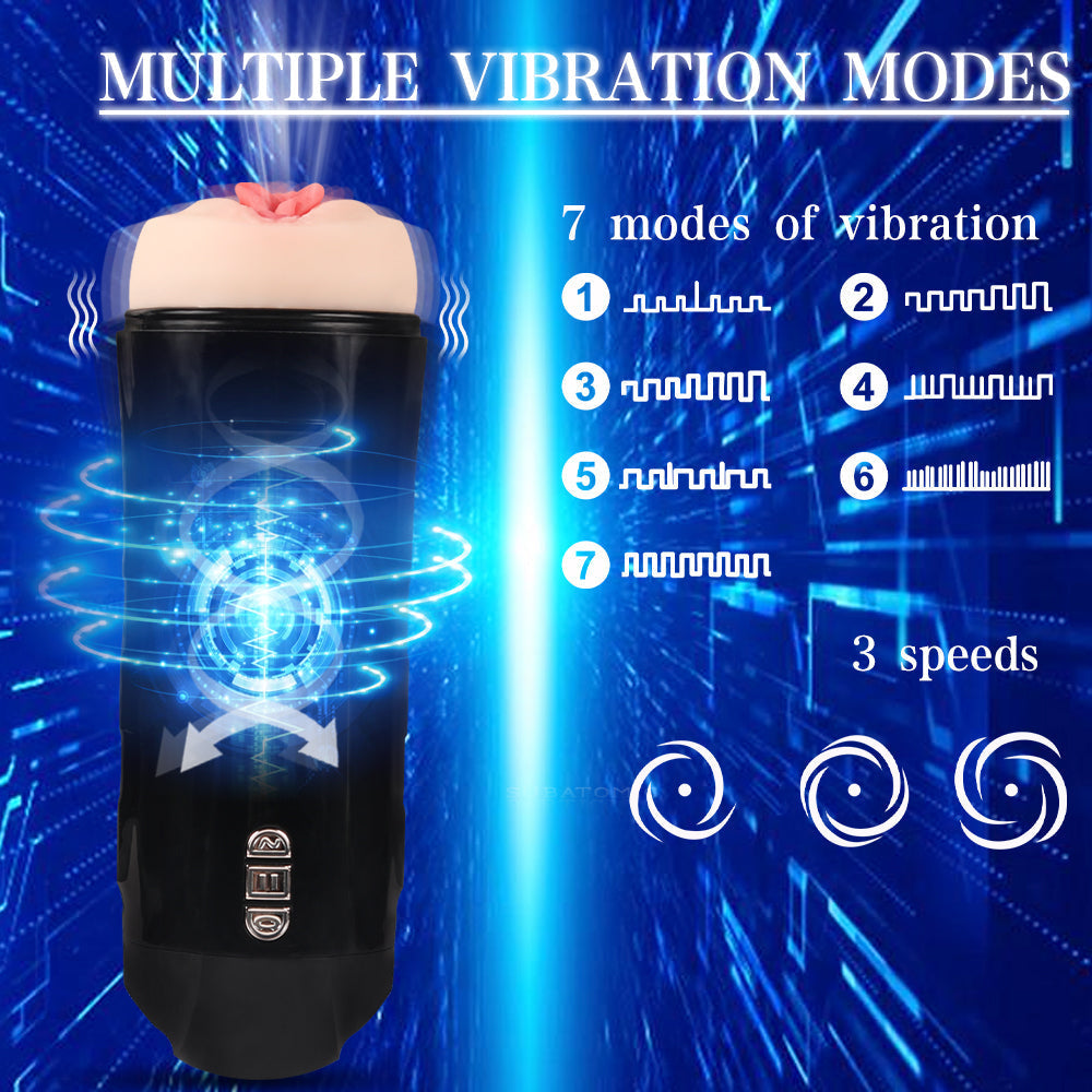 RHT Suction & Vibration Truda Pussy Stroker