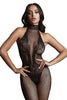 Le Désir Black Fishnet and Lace Bodystocking - SexToysVancouver.Delivery