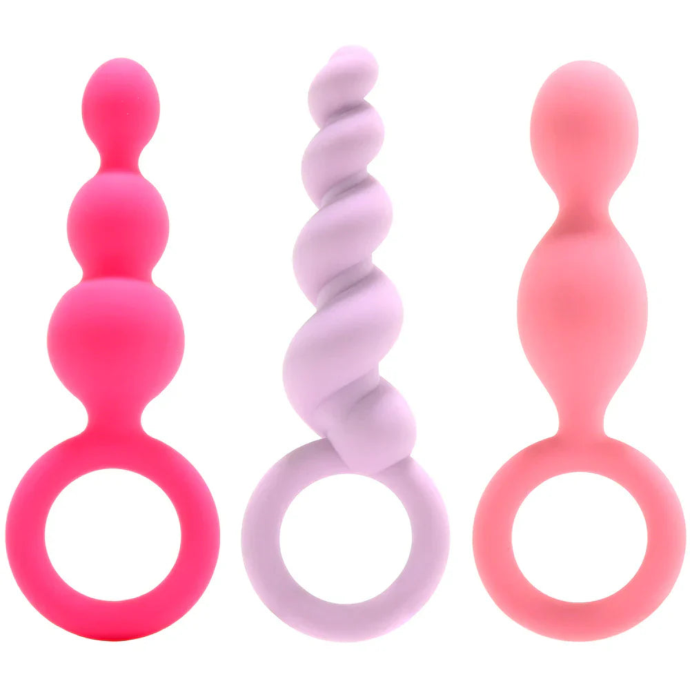 Satisfyer Plugs Silicone 3 Piece Set - SexToysVancouver.Delivery