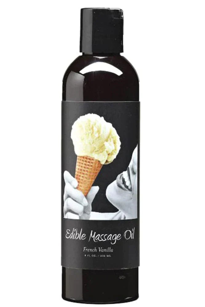 Edible Massage Oil 2oz/60ml - Vanilla - SexToysVancouver.Delivery