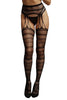 Le Désir Black Suspender Striped Pantyhose - SexToysVancouver.Delivery