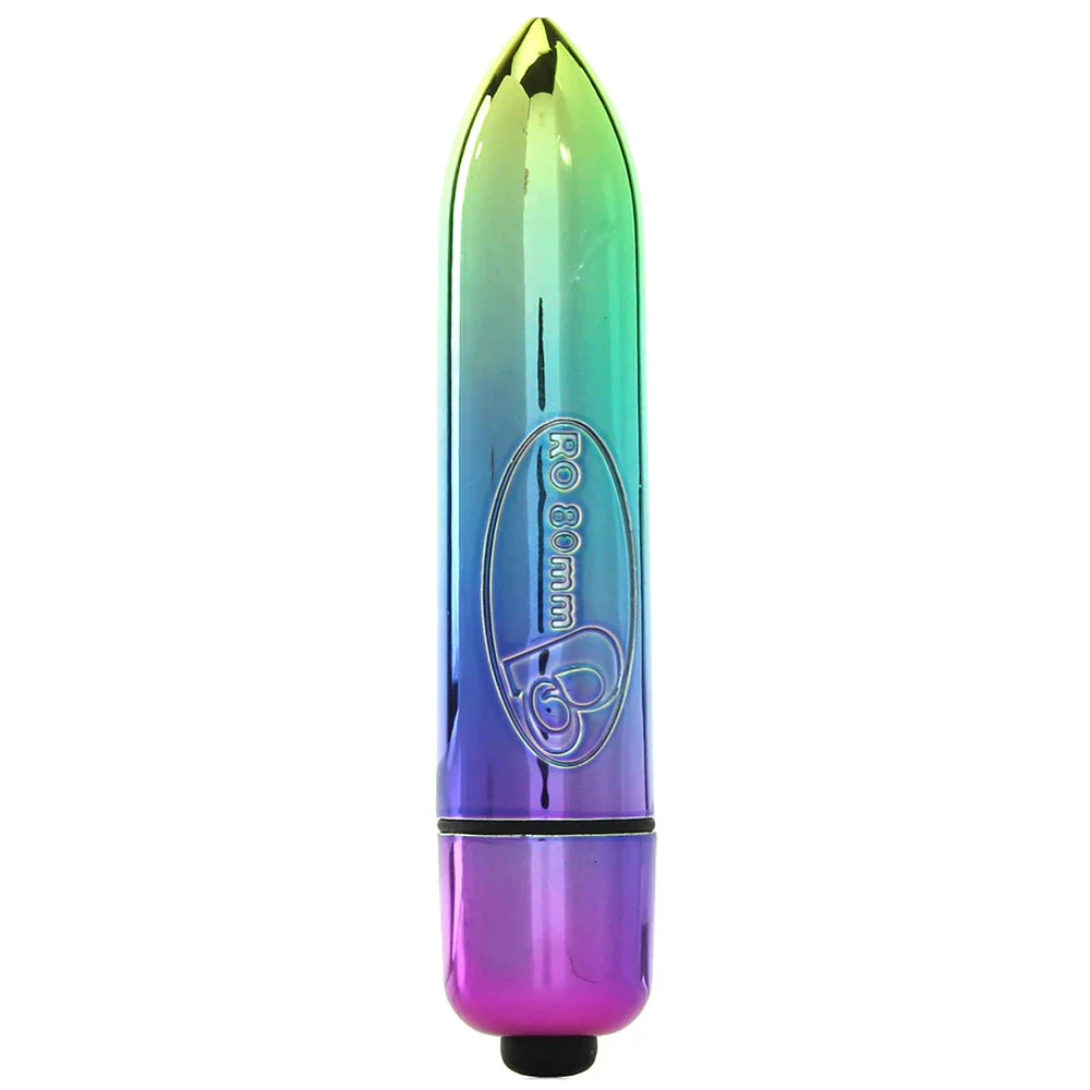 RO-80mm 7 Speed Rainbow Bullet Vibe - SexToysVancouver.Delivery