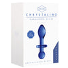 Load image into Gallery viewer, Chrystalino Rocker Glass Butt Plug in Blue - SexToysVancouver.Delivery
