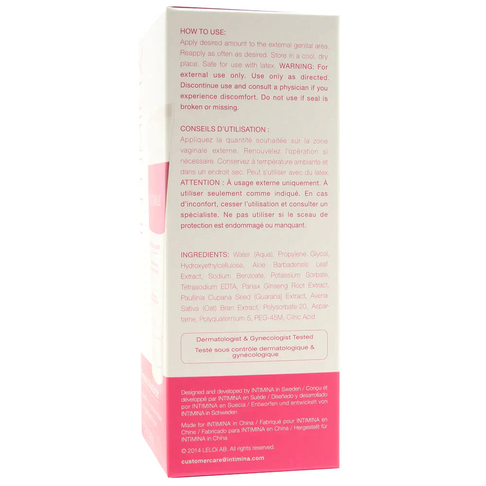 Intimina Feminine Moisturizer in 2.5oz/75ml - SexToysVancouver.Delivery