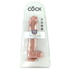 King Cock 11 Inch Cock with Balls in Flesh - SexToysVancouver.Delivery