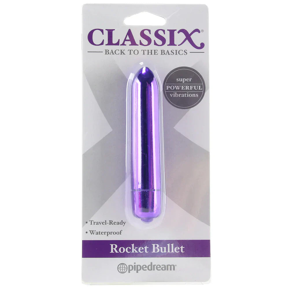 Back to the Basics Rocket Bullet Vibe in Purple - SexToysVancouver.Delivery