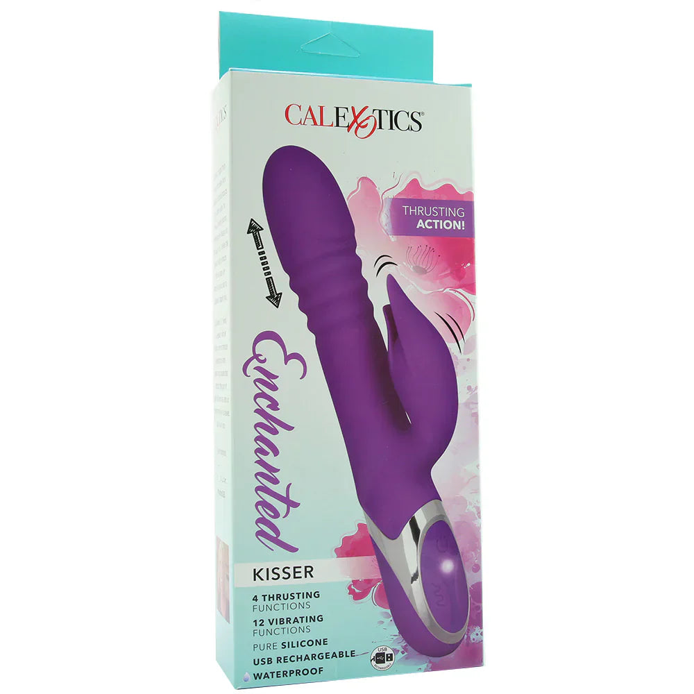 Enchanted Kisser Thrusting Rabbit Vibe in Purple - SexToysVancouver.Delivery