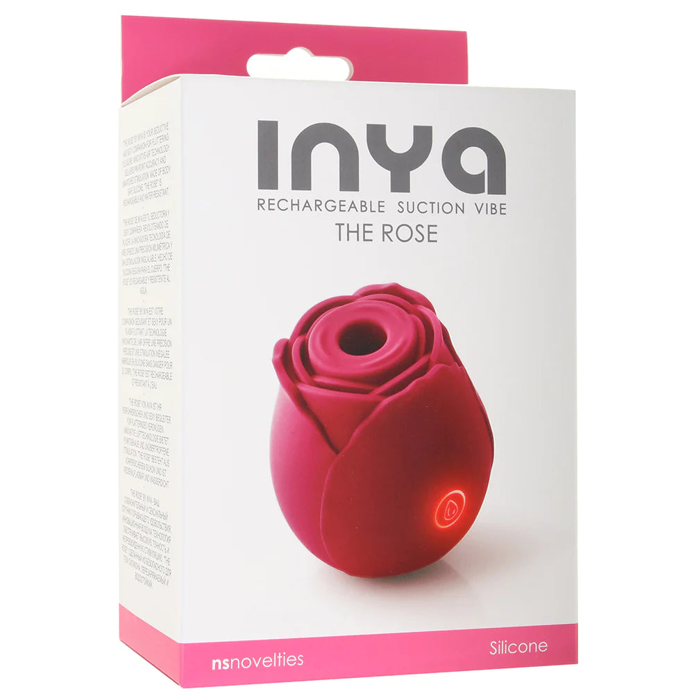 Inya The Rose Rechargeable Suction Vibe in Rose - SexToysVancouver.Delivery