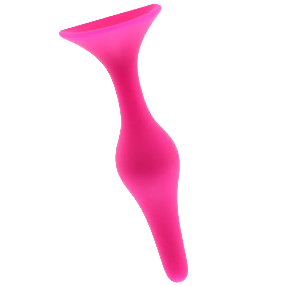 Luxe Beginner Silicone Butt Plug Kit in Pink - SexToysVancouver.Delivery