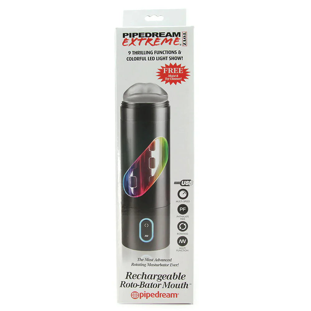 Extreme Rechargeable Roto-Bator Mouth - SexToysVancouver.Delivery