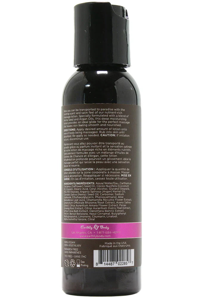 Hemp Seed Massage Lotion 2oz/60ml in Skinny Dip - SexToysVancouver.Delivery