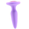 Glams Mini Purple Gem Silicone Butt Plug - SexToysVancouver.Delivery