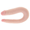 Dr. Skin Mini 12 Inch Double Dildo in Vanilla - SexToysVancouver.Delivery