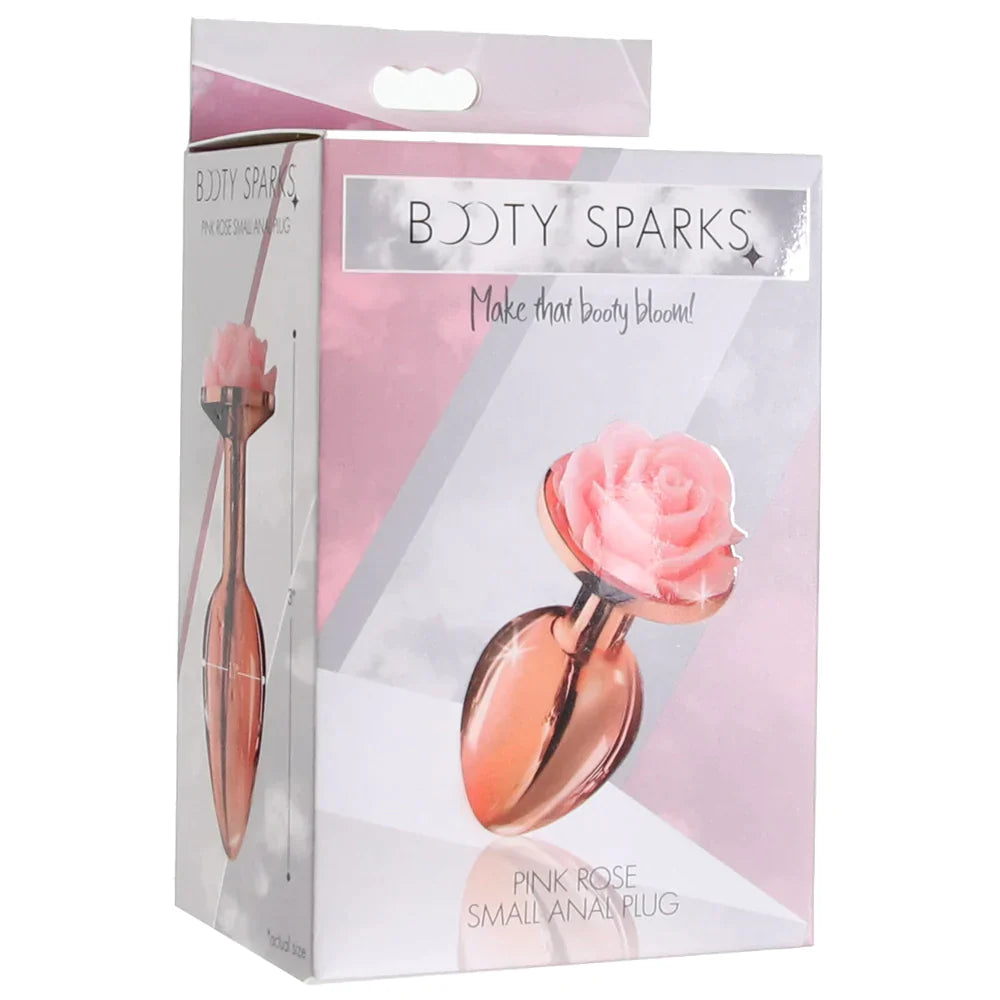 Booty Sparks Pink Rose Gold Anal Plug in Small - SexToysVancouver.Delivery