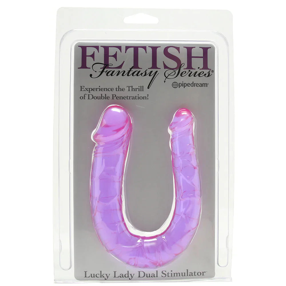 Lucky Lady Dual Stimulator Dildo in Purple - SexToysVancouver.Delivery