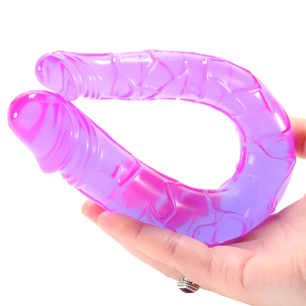 Lucky Lady Dual Stimulator Dildo in Purple - SexToysVancouver.Delivery