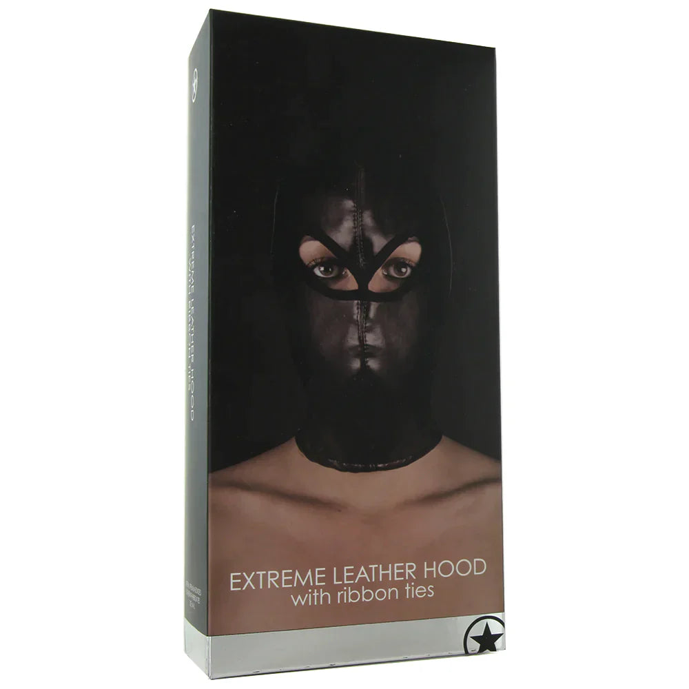 Extreme Hood with Ribbon Ties in Black - SexToysVancouver.Delivery