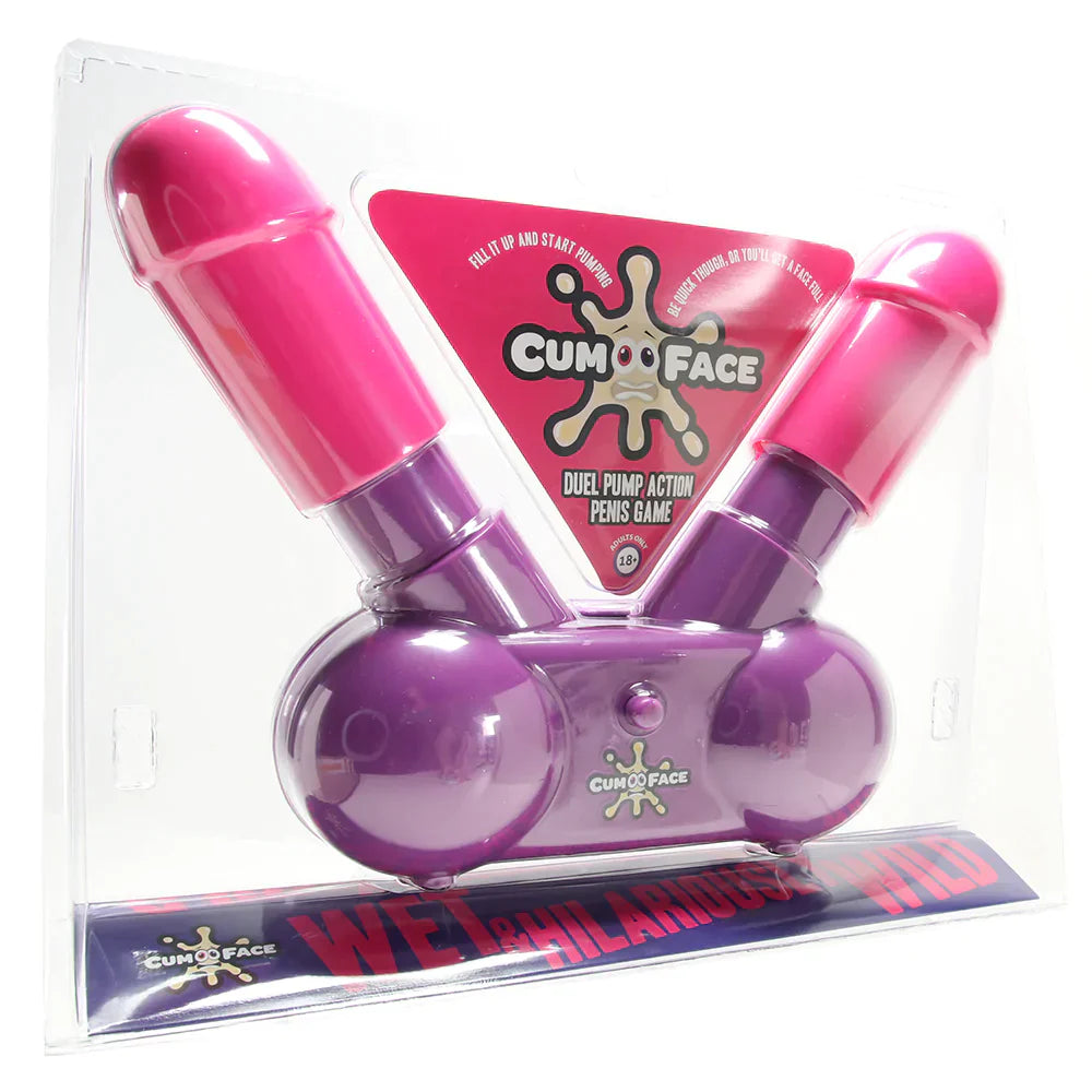 Cum Face Duel Pump Action Penis Game - SexToysVancouver.Delivery