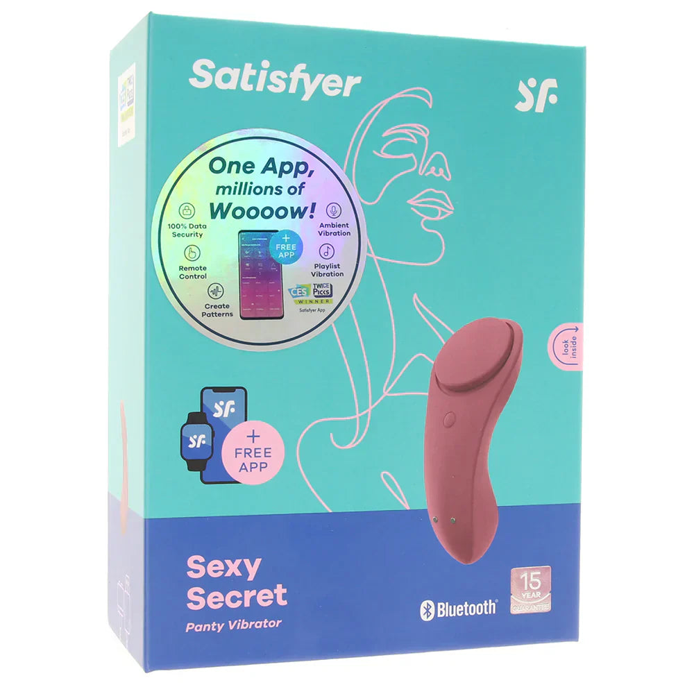 Satisfyer Sexy Secret Panty Vibe in Merlot