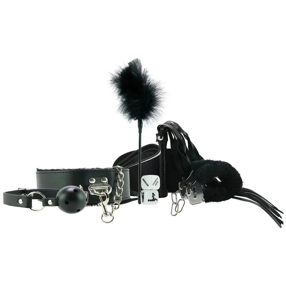 Introductory Bondage Kit #6 in Black - SexToysVancouver.Delivery