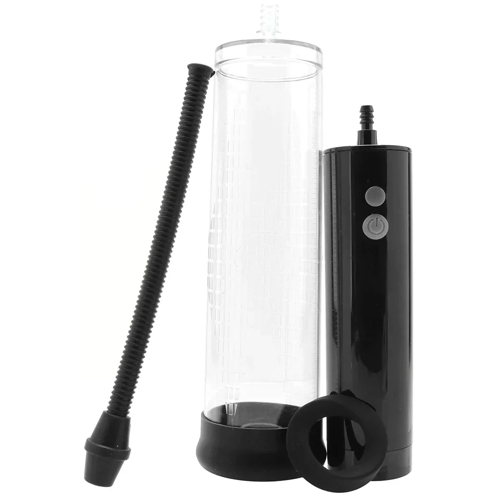 Pumped Extreme Power Rechargeable Auto Pump in Clear - SexToysVancouver.Delivery