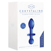 Chrystalino Rocker Glass Butt Plug in Blue - SexToysVancouver.Delivery