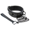 Sinful Collar with Leash in Black - SexToysVancouver.Delivery