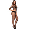 RHT Black Sexy Teddy Bodystocking