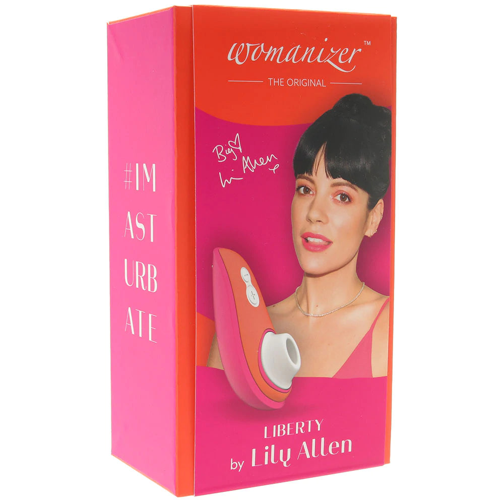 Womanizer x Lily Allen Liberty Clitoral Stimulator in Pink - SexToysVancouver.Delivery