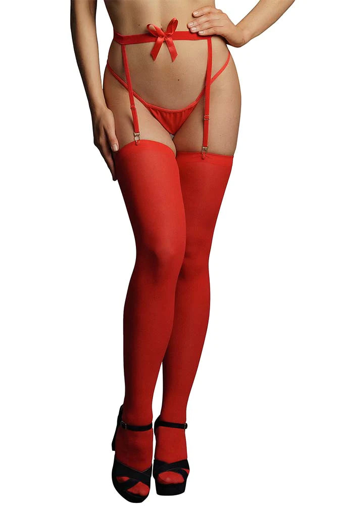 Jingle Glitter Red Nipple Stickers And Stockings - SexToysVancouver.Delivery