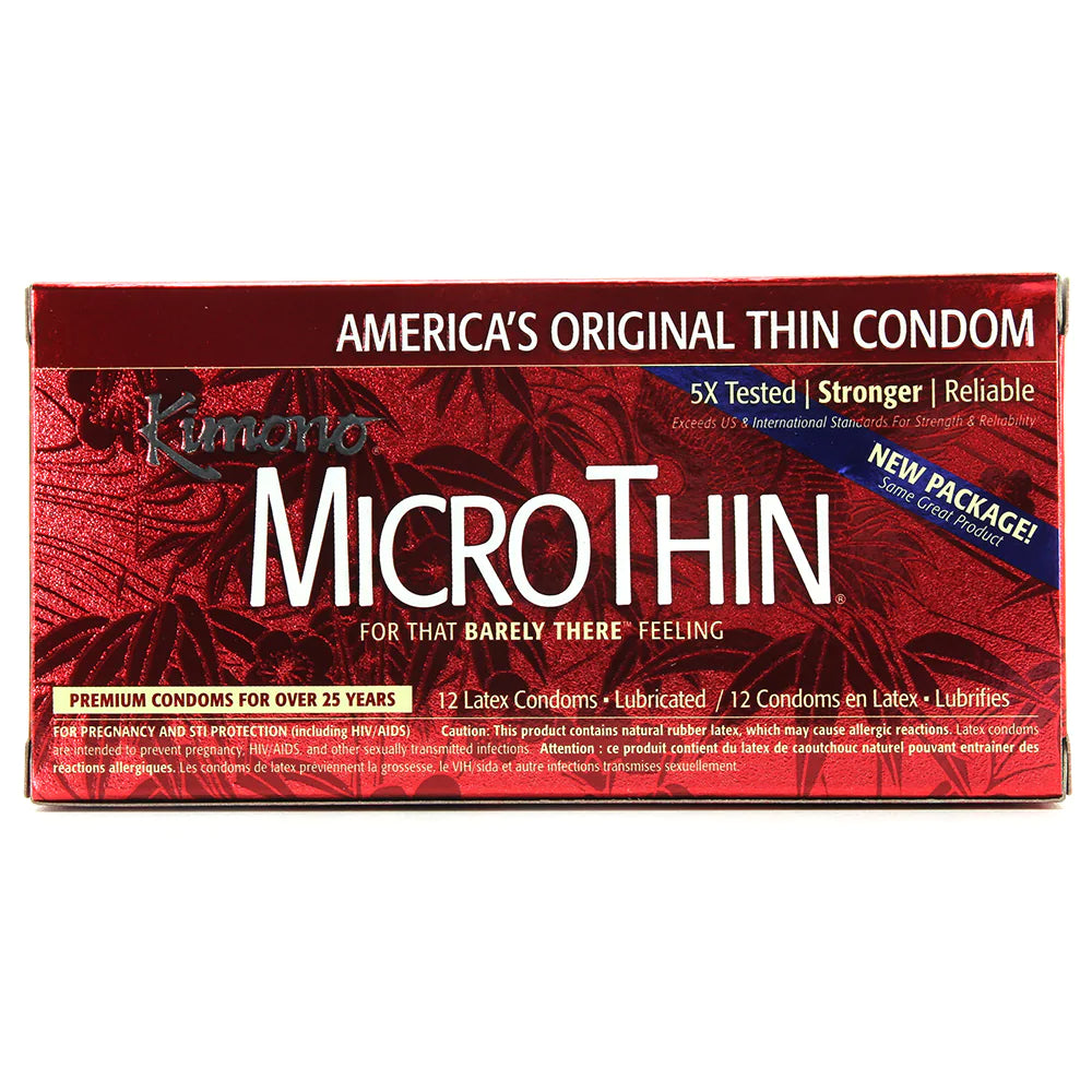 MicroThin Condoms in 12 Pack - SexToysVancouver.Delivery