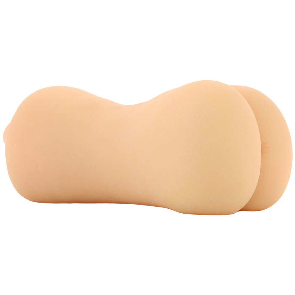 Stroke It Dual Pussy & Ass Stroker in Ivory - SexToysVancouver.Delivery