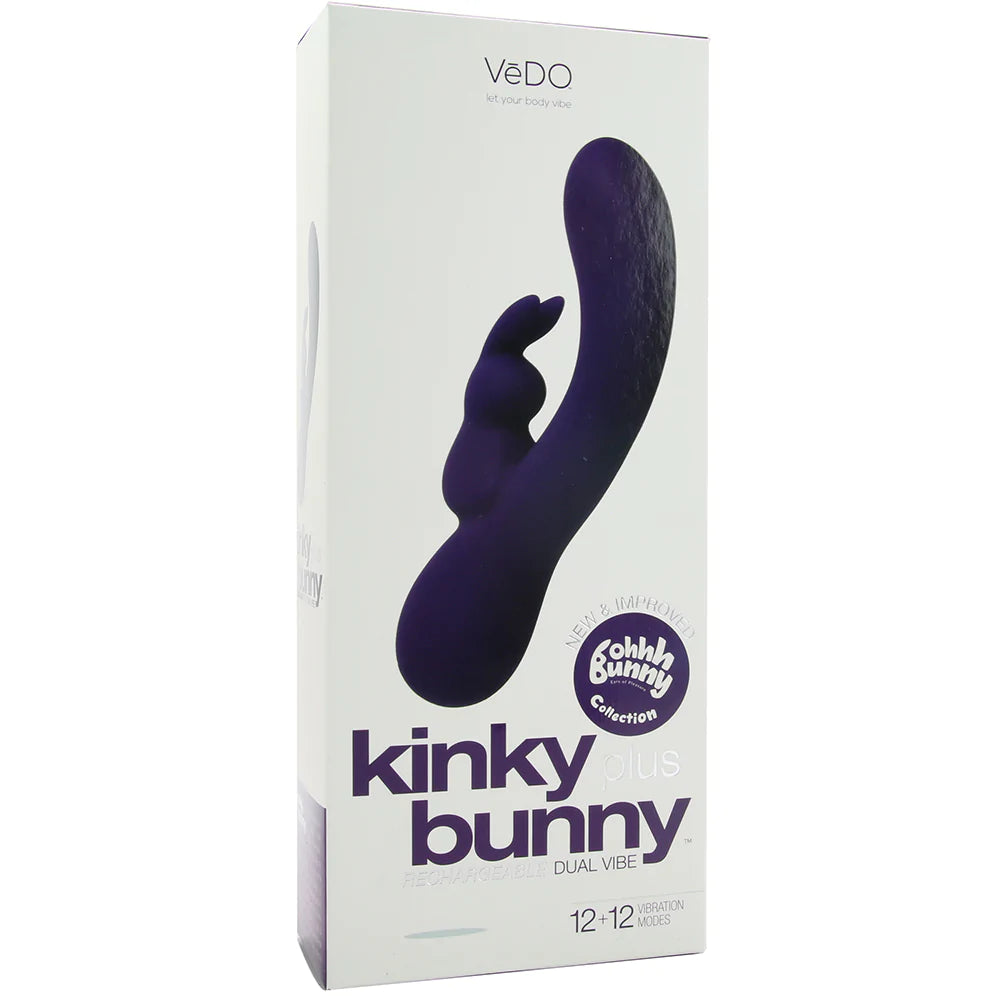 Kinky Plus Bunny Dual Vibe in Deep Purple - SexToysVancouver.Delivery