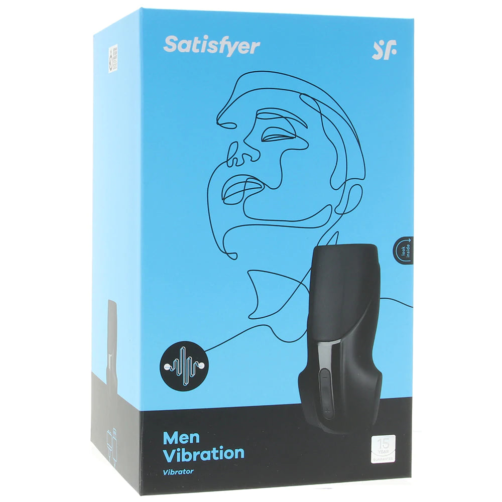 Satisfyer Men Vibration Stroker in Black - SexToysVancouver.Delivery