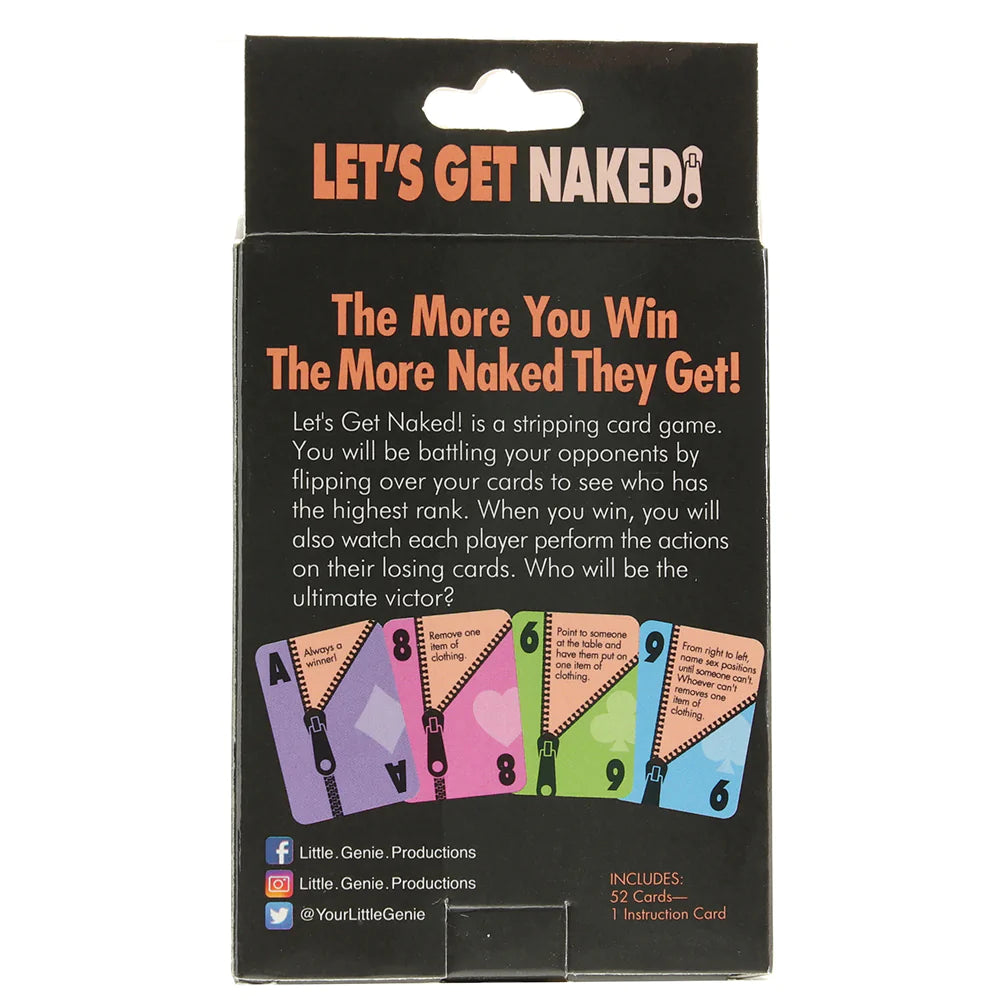 Let's Get Naked Card Game - SexToysVancouver.Delivery