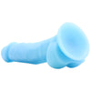Firefly 5 Inch Pleasures Glowing Silicone Dildo in Blue - SexToysVancouver.Delivery