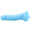 Firefly 5 Inch Pleasures Glowing Silicone Dildo in Blue - SexToysVancouver.Delivery