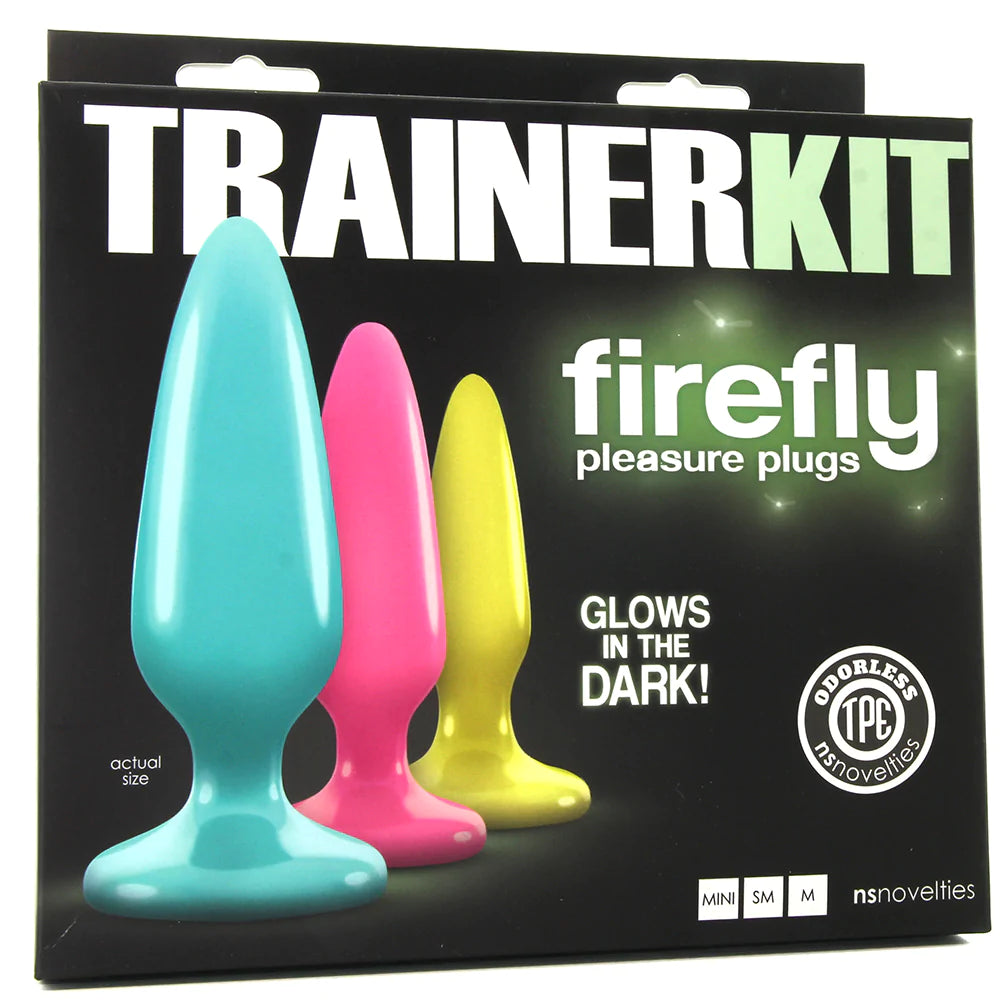 Firefly Pleasure Plugs Trainer Kit in Glow In the Dark - SexToysVancouver.Delivery