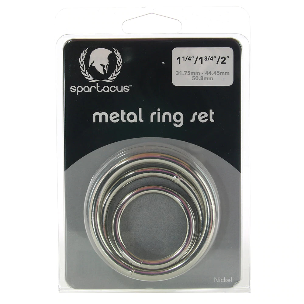 Metal Cock Ring Set - SexToysVancouver.Delivery