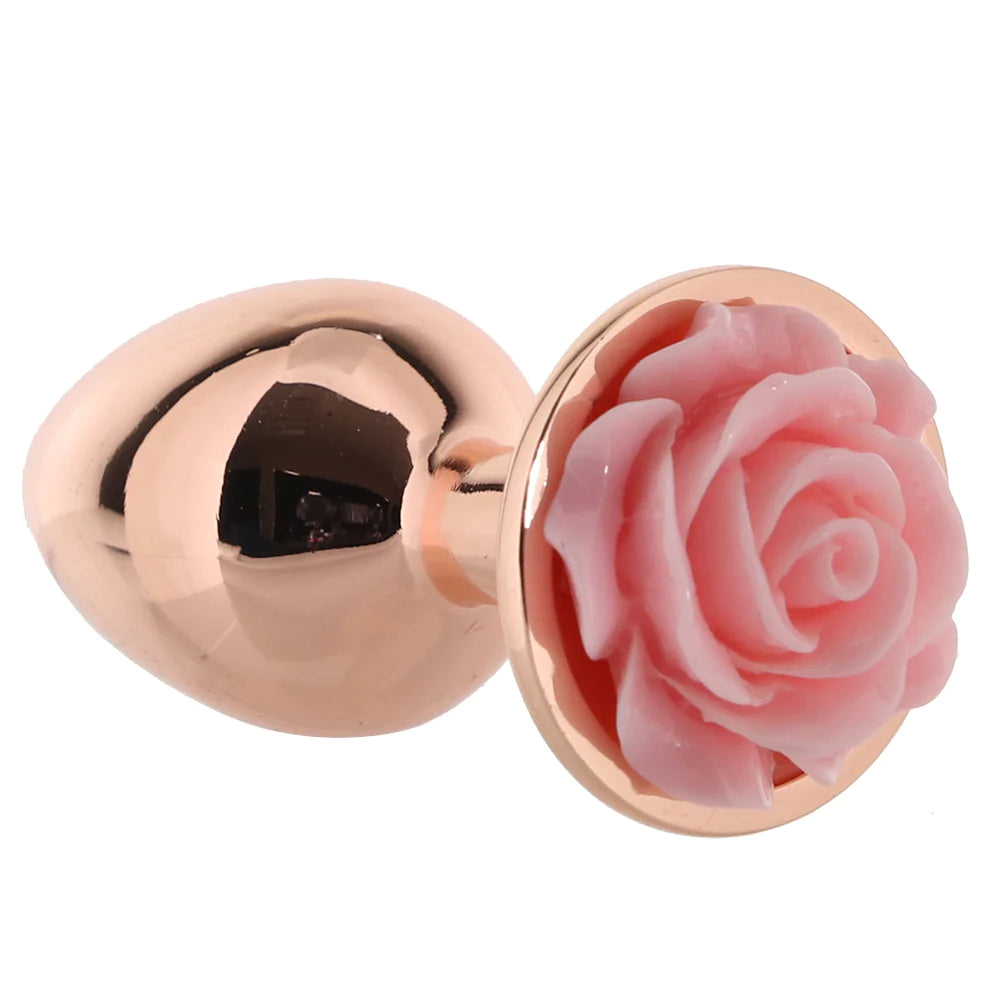 Booty Sparks Pink Rose Gold Anal Plug in Small - SexToysVancouver.Delivery
