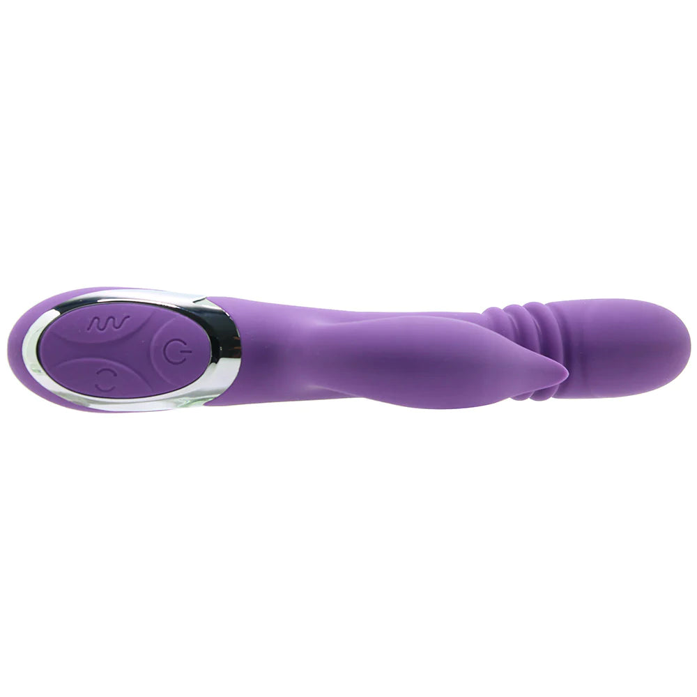 Enchanted Kisser Thrusting Rabbit Vibe in Purple - SexToysVancouver.Delivery