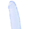 Basix Slim 7 Inch Dildo in Clear - SexToysVancouver.Delivery