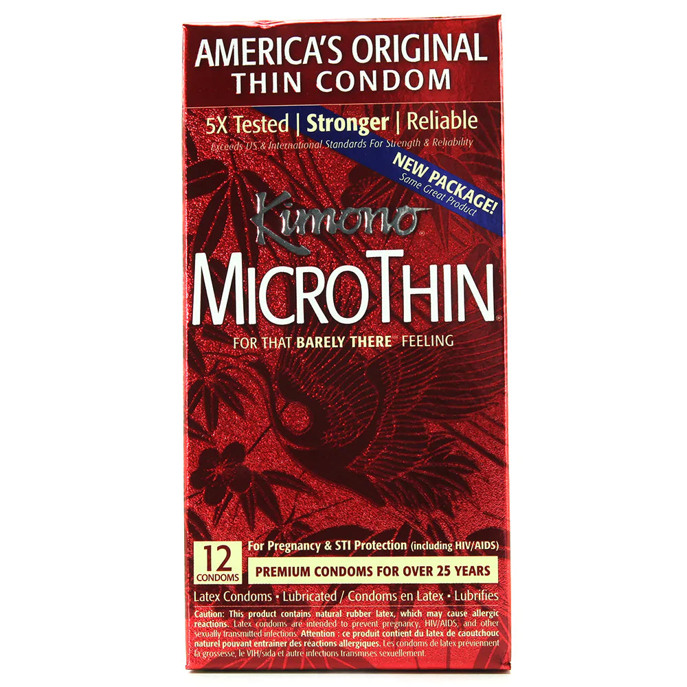 MicroThin Condoms in 12 Pack - SexToysVancouver.Delivery