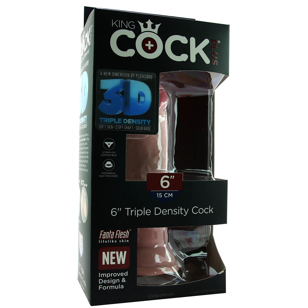 King Cock Plus Triple Density 6 Inch Cock - SexToysVancouver.Delivery