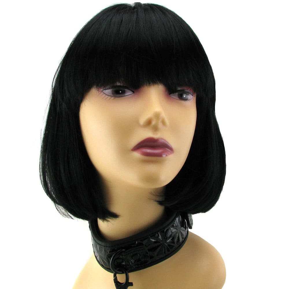 Sinful Collar with Leash in Black - SexToysVancouver.Delivery