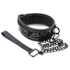 Load image into Gallery viewer, Sinful Collar with Leash in Black - SexToysVancouver.Delivery